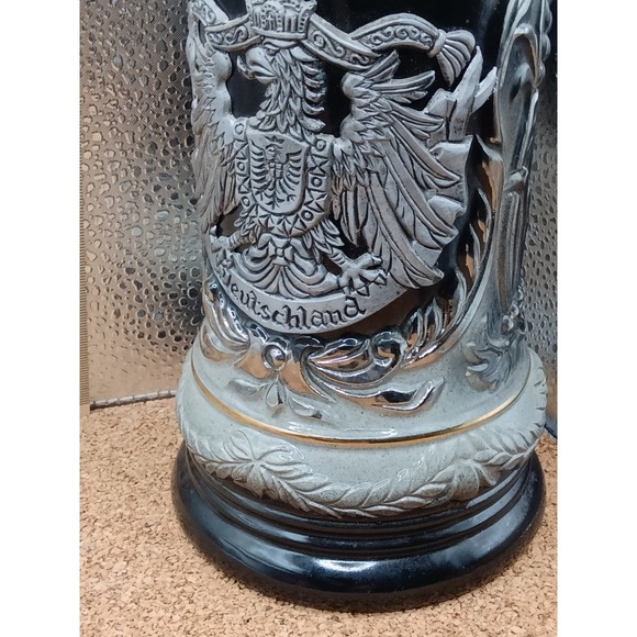 Zoller & Born German Beer Stein Deutschland Eagle Limited Edition 10 Inch - Picture 2 of 8